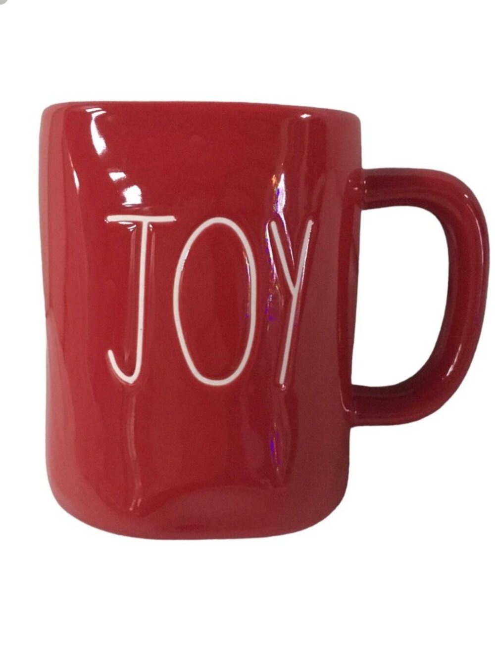 Rae Dunn Red Joy Mug Artisan Collection by Magenta Festive Happy Fun | 16 oz.